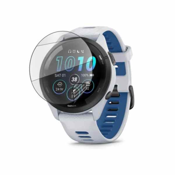 SRSRROP Paquete De 5 Protectores De Pantalla De Hidrogel Para Garmin Forerunner 255s / 255s Music 1.614 In, Película Flexible Mejorada, Claridad HD, Antiarañazos, Sensible Al Tacto, Flexible, Suave