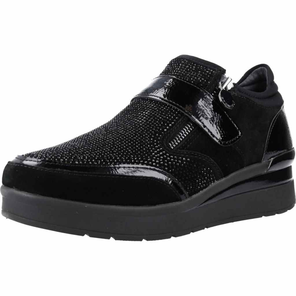 Bottines Stonefly Cream 47 En Velours Noir - Confort Et Style Sophistiqué