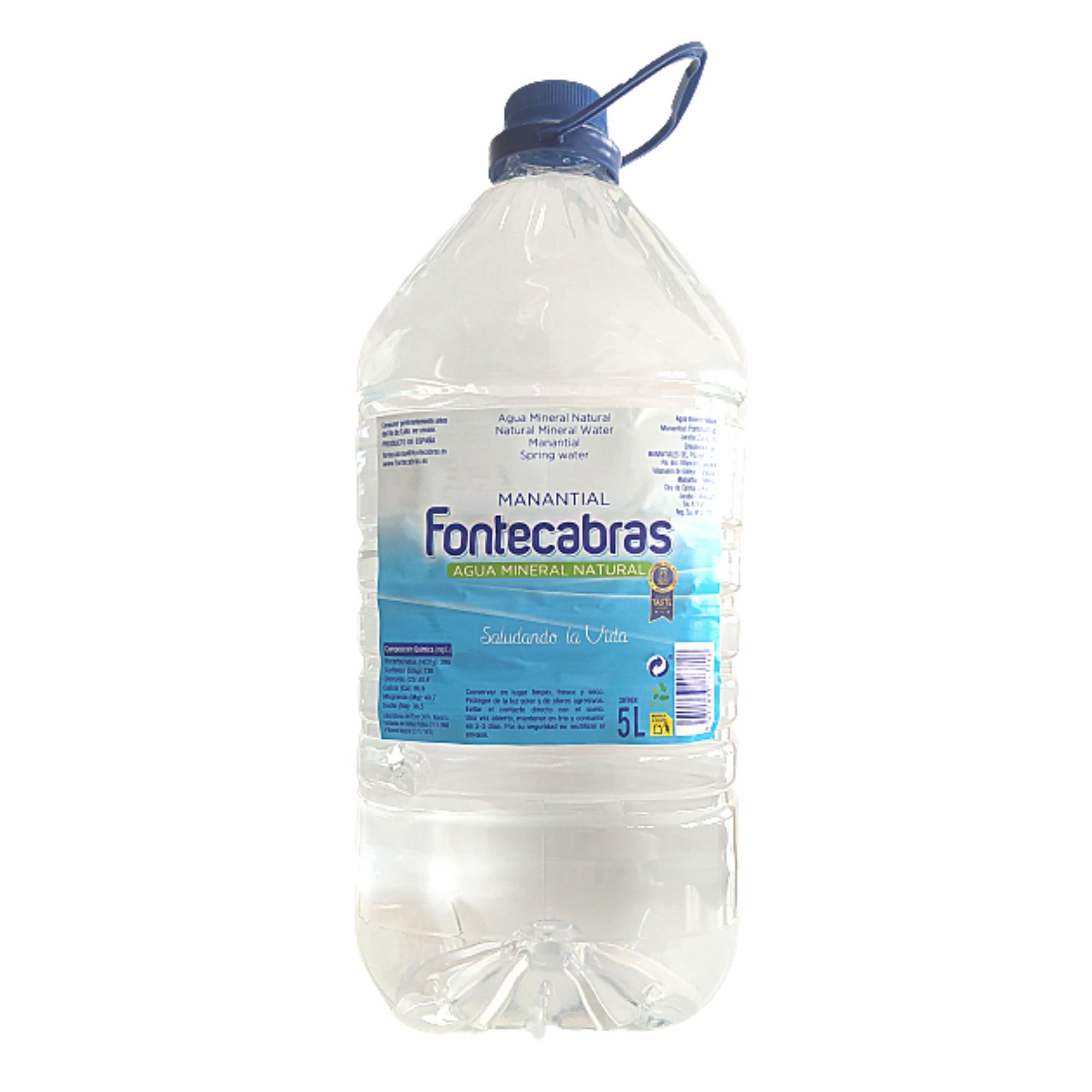 Agua mineral SOLAN DE CABRAS botella de 1,5 litros pack de 6 uds