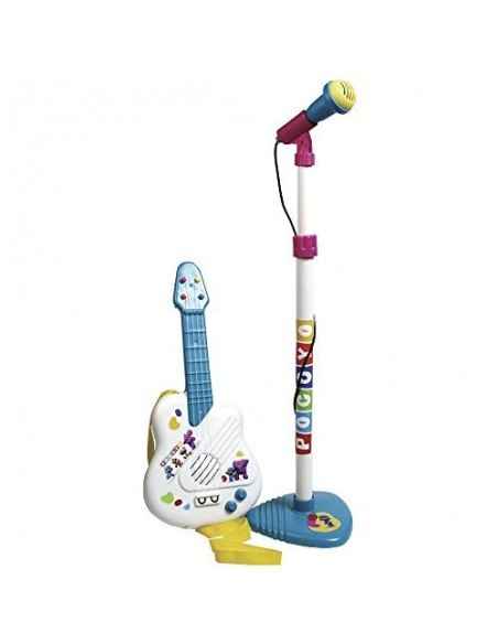 Guitarra De 4 Cuerdas Barbie, Juguete Musical Para Niñas A Partir De 3 Años, Color Rosa