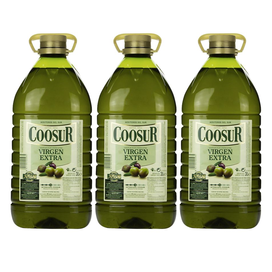 COOSUR Aceite de oliva virgen, cocina Mediterránea 5L