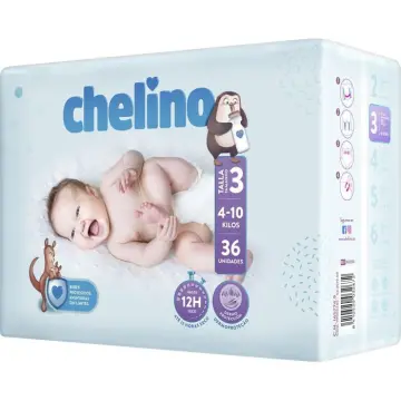 Chelino Pañal infantil Talla 4 Gateo (9-15kg), 204 Pañales