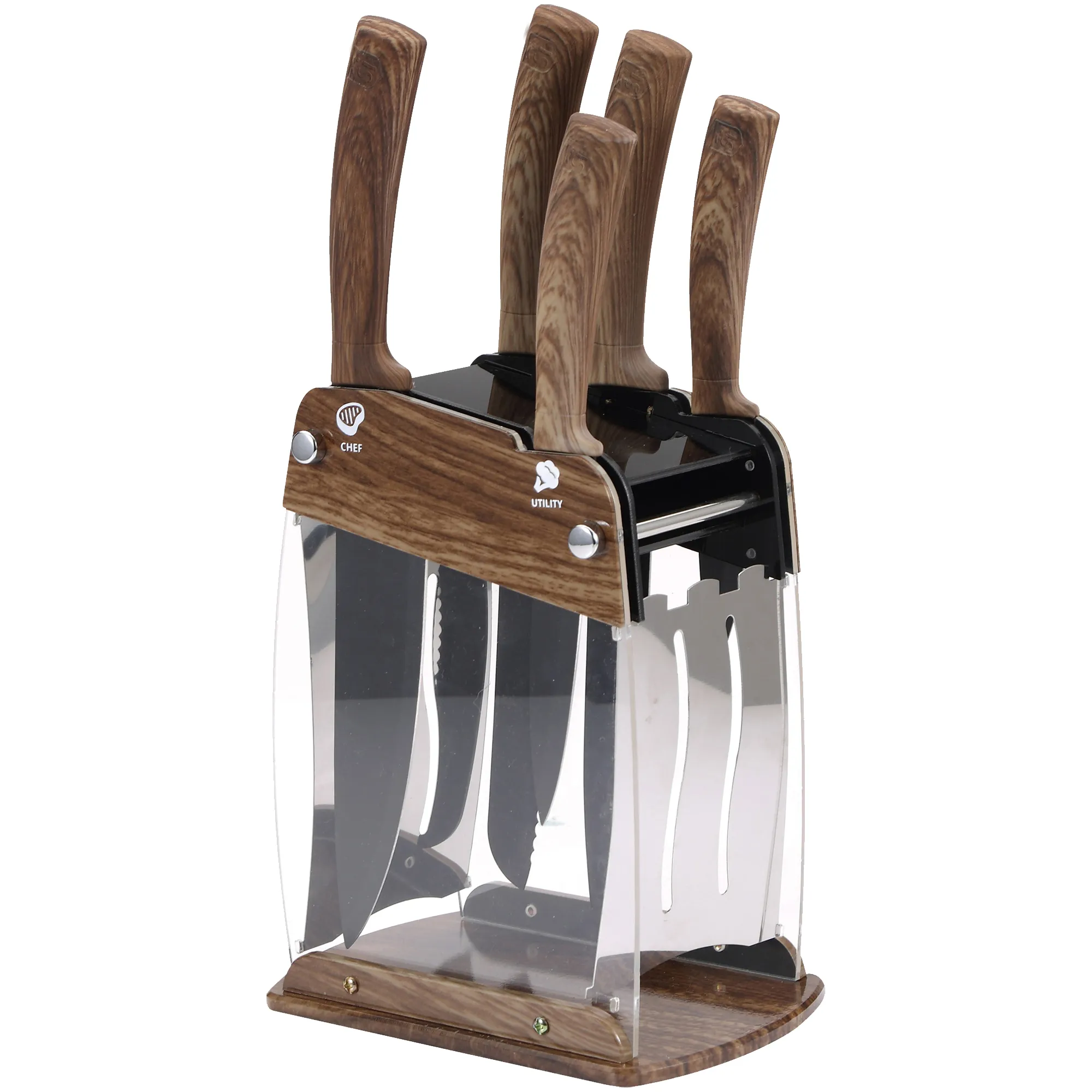 Set 6pc cuchillos MONCAYO acero inoxidable - SAN IGNACIO - 1