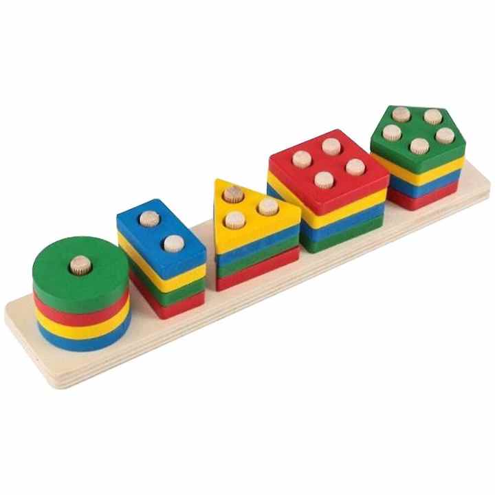 1 Set Shape Sorting Toys Classic Wooden Toy Kids Toys Wooden Toddler