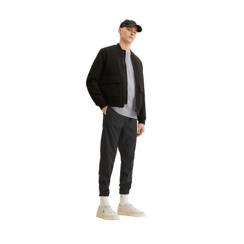 TOM TAILOR Pantalon Cargo - Coal Grey/gris Foncé