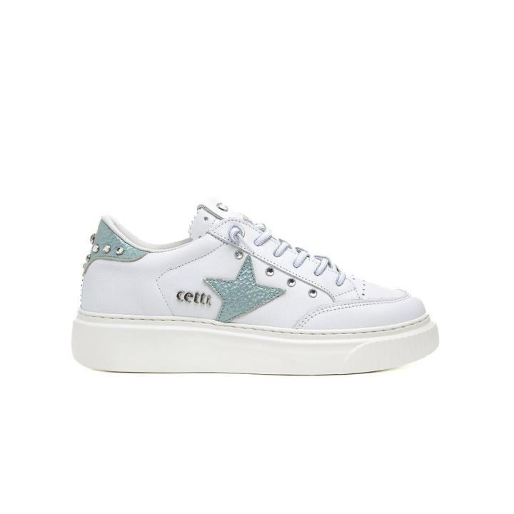 Cetti Zapatos De Hombre Con Cordones Deportivos Con Cordones Blanco Ocio, Blanco Natural, 42 EU