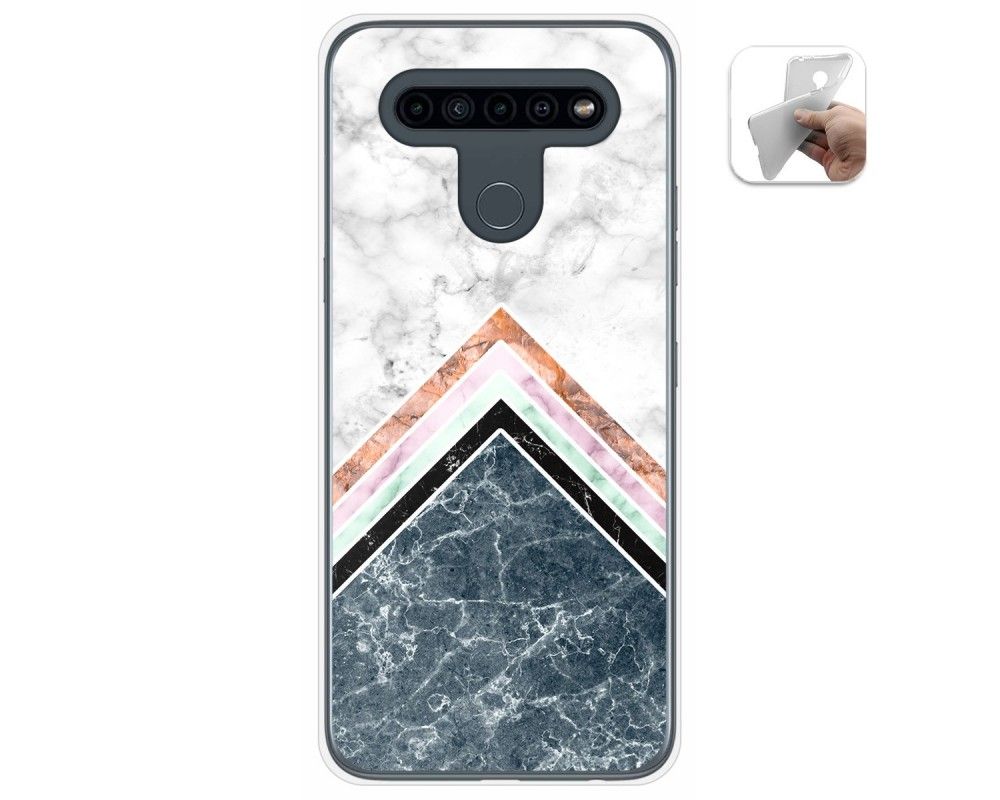 Funda Para [ LG K41S - K51S ] De Silicona Flexible, Dibujo Diseño 