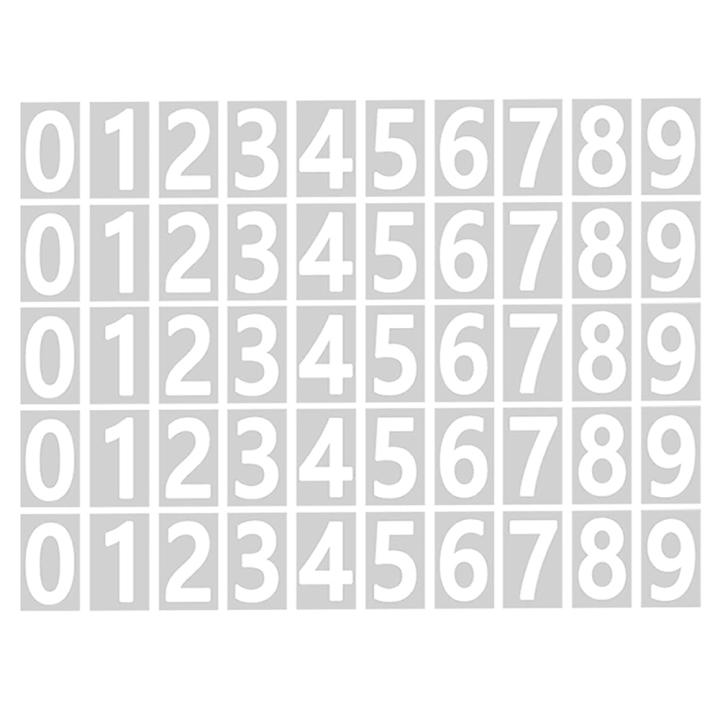 Números Reflectantes Para Buzón Para Exterior, 5
