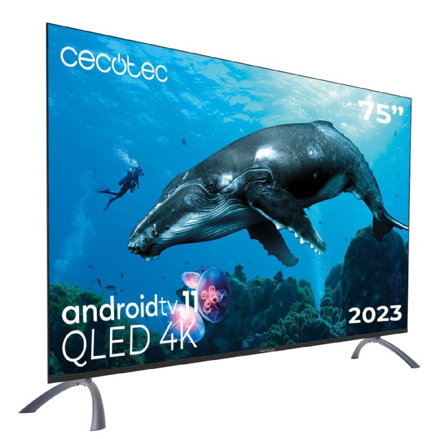 Televisor Smart TV Cecotec TV Cecotec LED A3 Series ALH30032 32'' Full HD  LED Android 11 F negro