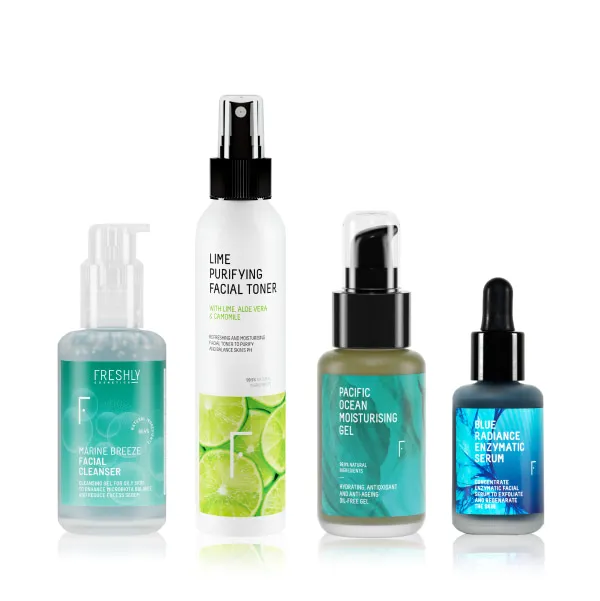 Freshly Cosmetics - Rutina facial piel mixta y grasa Shine Control Pack For Oily Skin - 1