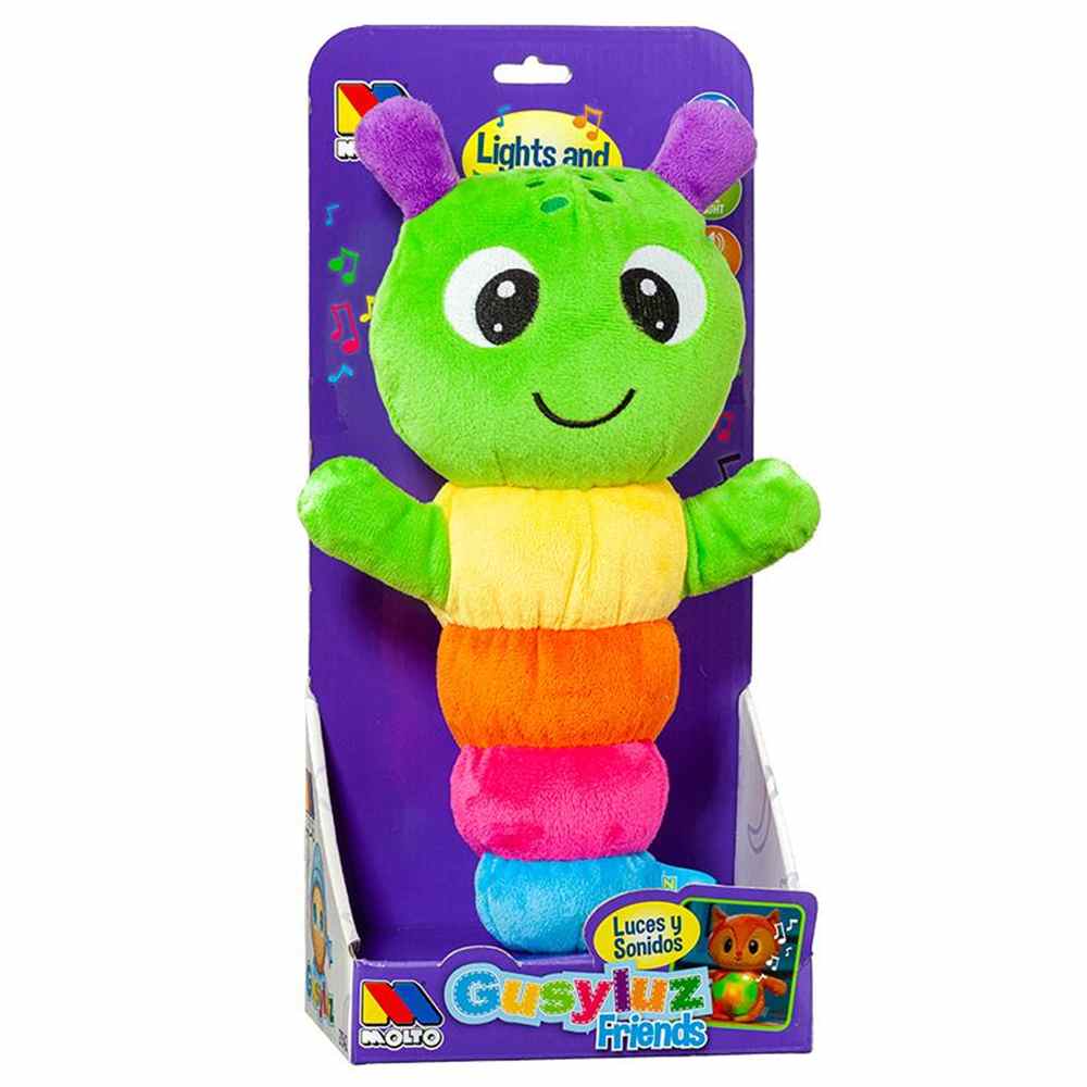 MOLTO | Peluche Gusanito GusyLuz® | Peluche con Luz para Dormir ...