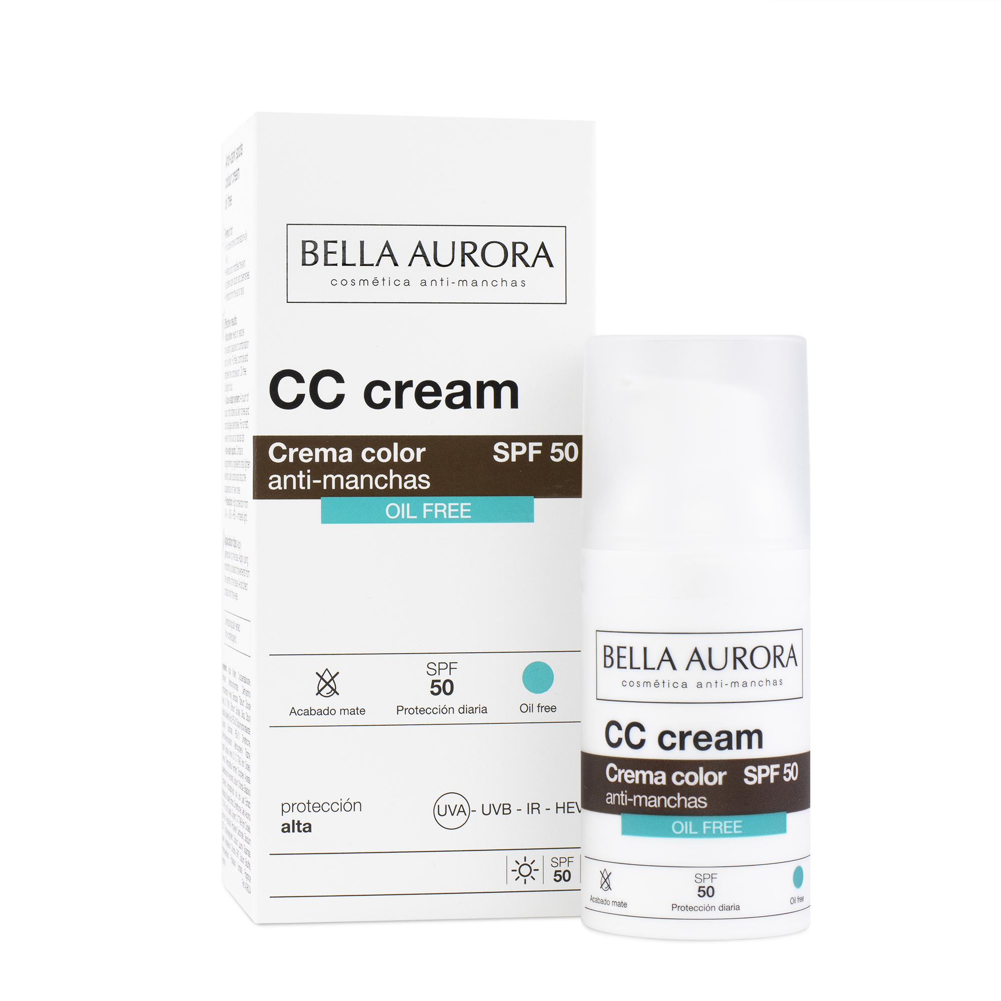 CC Cream anti-manchas Bella Aurora SPF50 por sólo 12,50€ ¡¡40% de descuento!!
