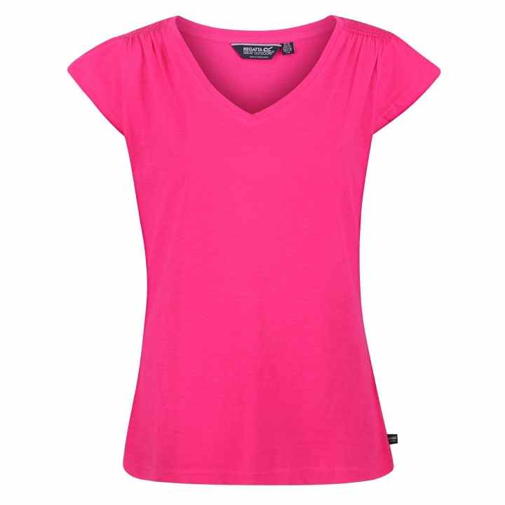 Regatta Orla Winter Tee, Camiseta Mujer, Berry Bubble Blue