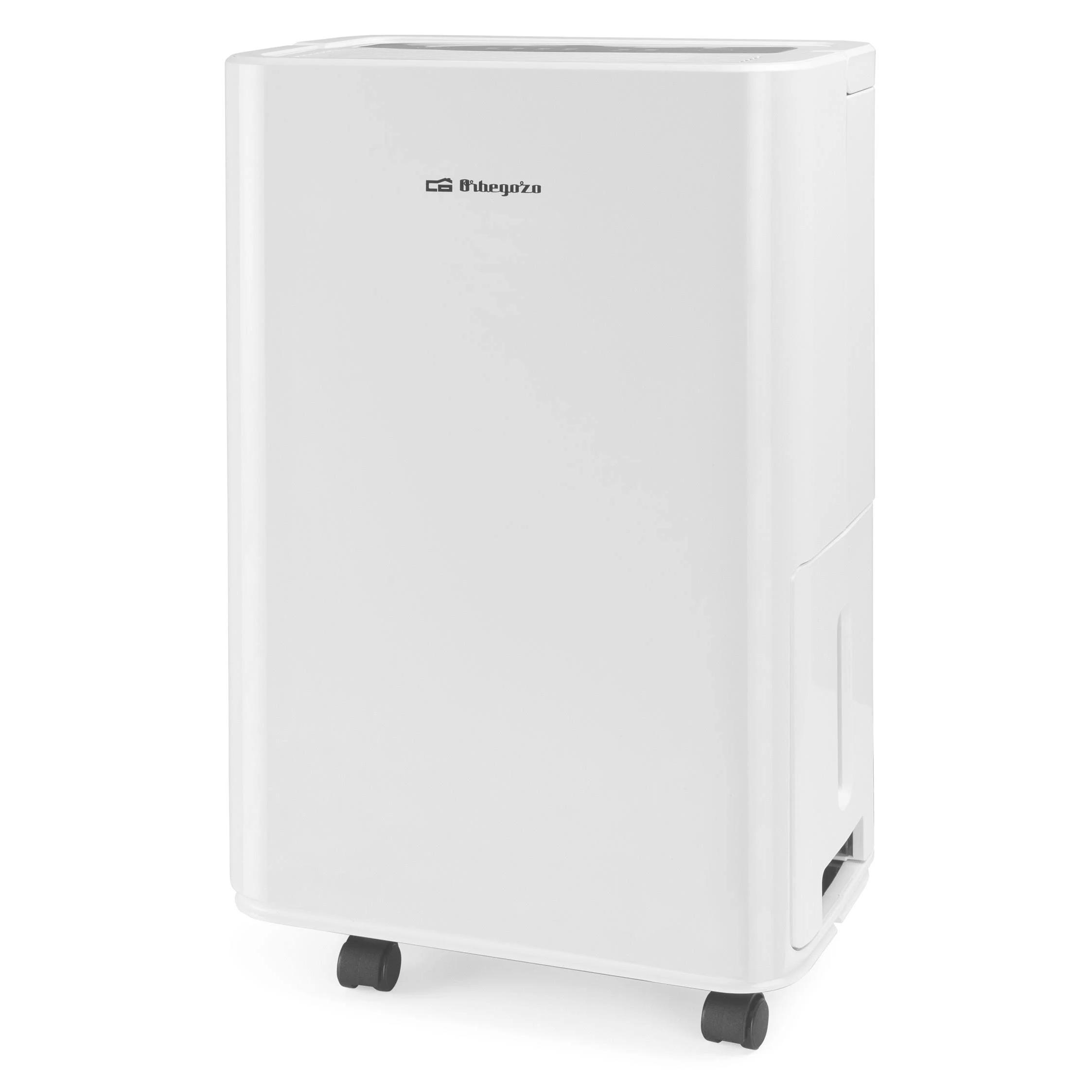 Orbegozo DH 1250 - Deshumidificador, 12l por día, refrigerante R290, tanque de 2,4l, 40m2, conexión para desagüe, 265 W Multicolor