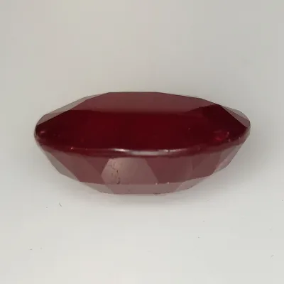 Rubis Naturel Ovale De 3,59 Carats - Madagascar, Traitement 'lead Glass Filled', Pour Collection Ou Joaillerie