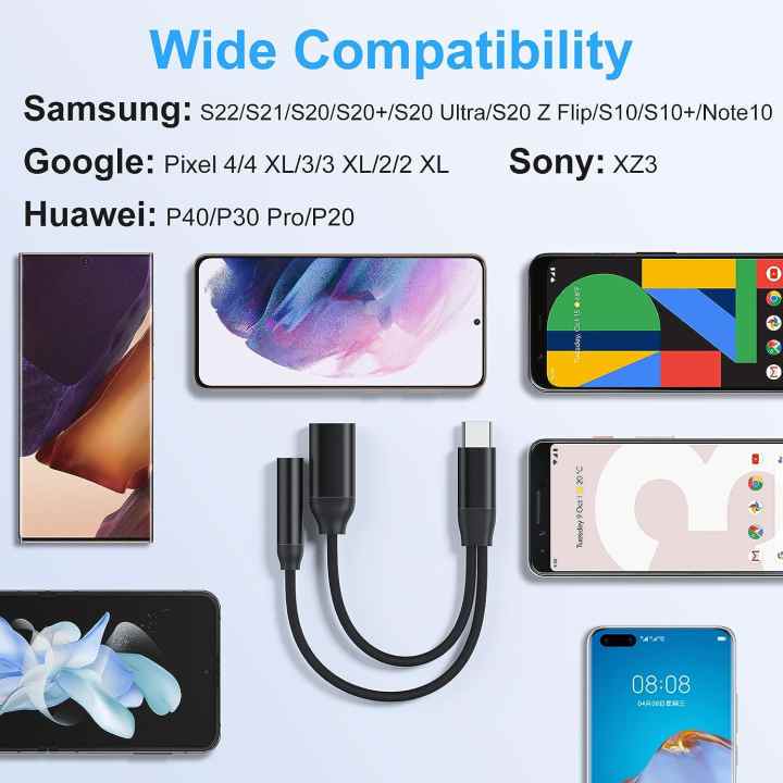 Adaptador de auriculares USB tipo C a Jack 3,5, convertidor de Cable de  Audio de 3 y 5mm para IPhone 15, 15 Pro MAX, Samsung Galaxy, Huawei y  Xiaomi, USB-C - AliExpress