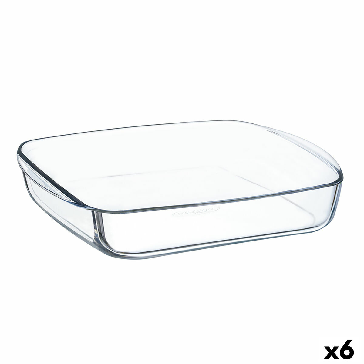 Arcuisine Borosilicate Glass Oval Casserole w/lid 3 Qt (3l