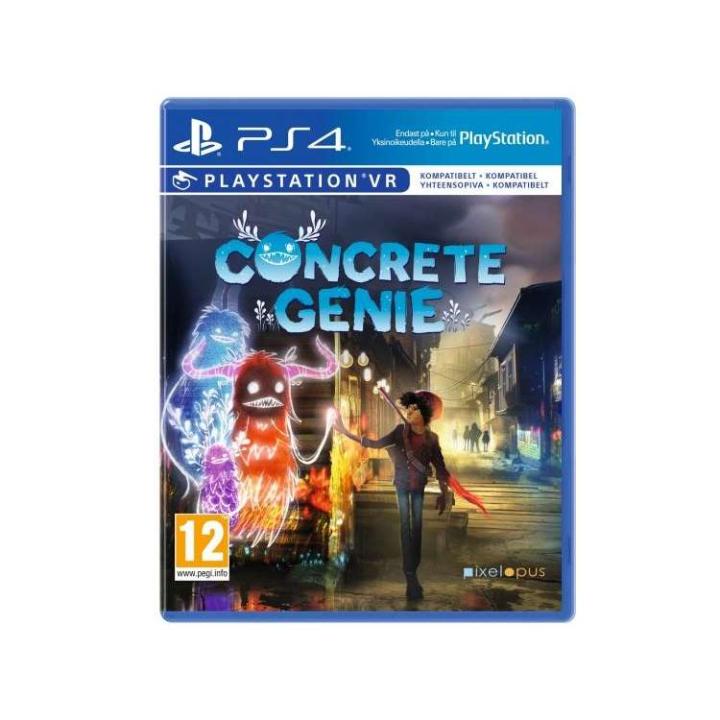 Concrete Genie PS4 - Compatible PSVR, Très Bon état, Jeu D'aventure Créatif