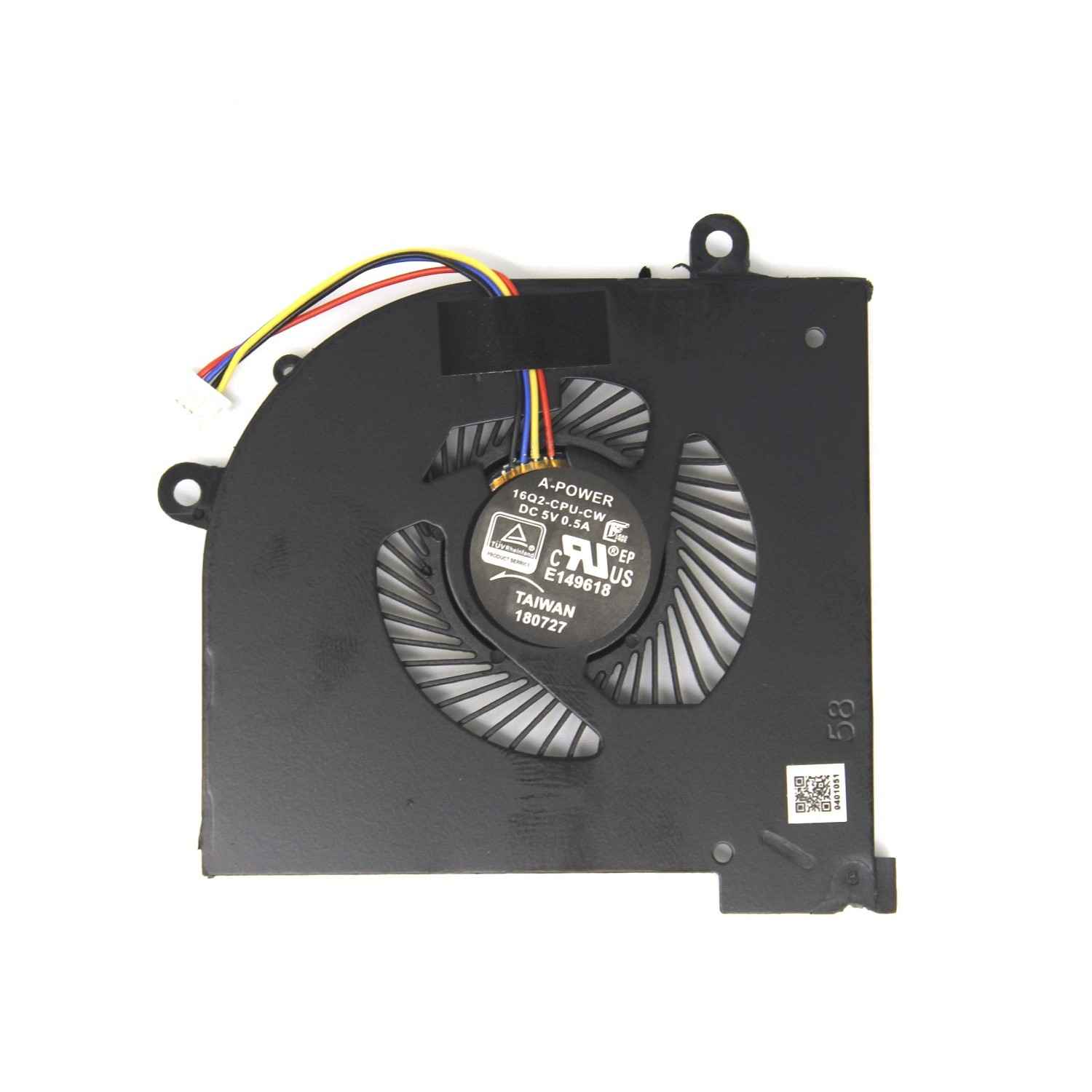 Ventilateur de processeur compatible avec MSI GS63VR Series