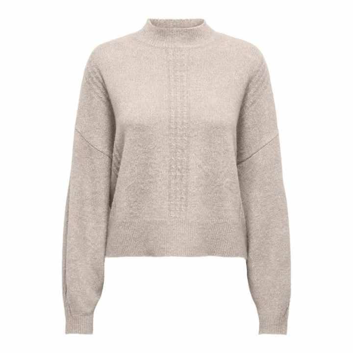 ONLY Onlsilly LS Rollneck Dress - Vestito Lungo A Maglia Donna Con Collo Alto E Maniche Lunghe - Abbigliamento Casual Comfort