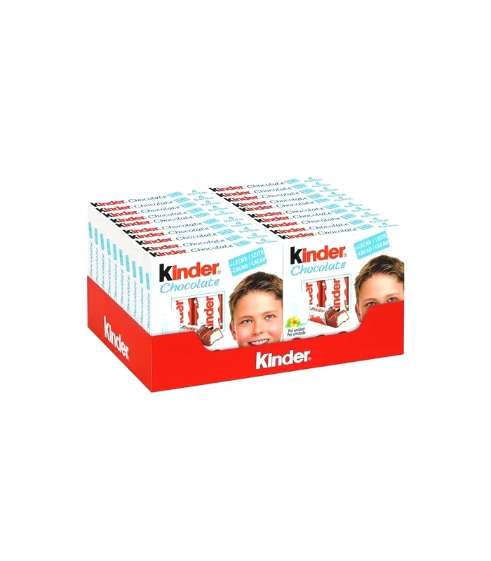 Barritas Kinder Chocolate T4 Chocolatinas Con Alto Contenido En Leche Ideal Para Los Más 5585