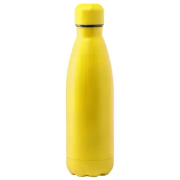 Botellas de agua térmicas de acero inoxidable 500 ml para sublimación -  Pack 20 - Amarilla