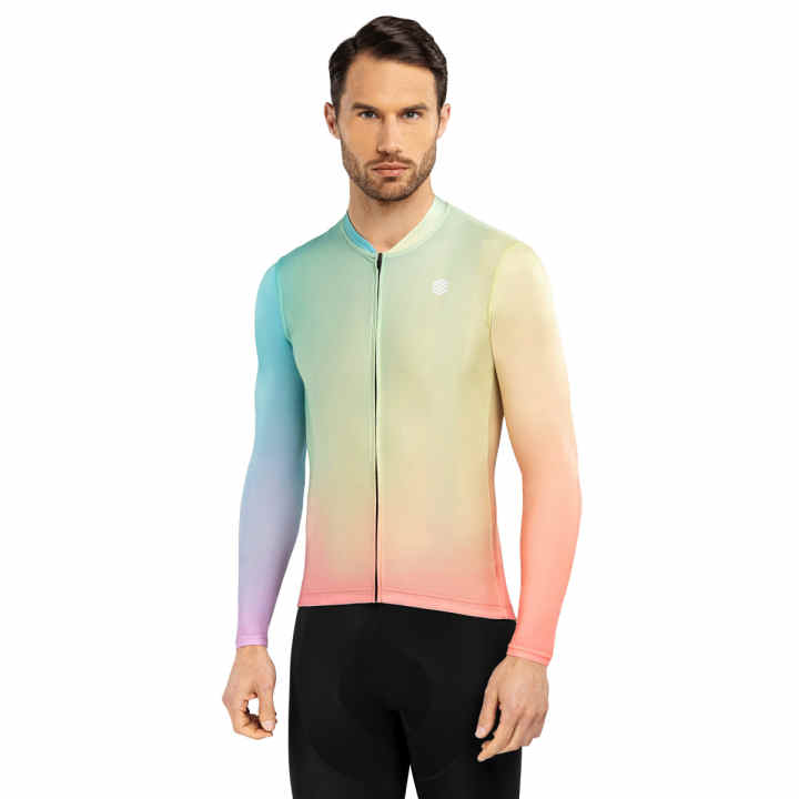 Maillot De Manga Larga Hombre Ciclismo M2 Vezzana Siroko Azul