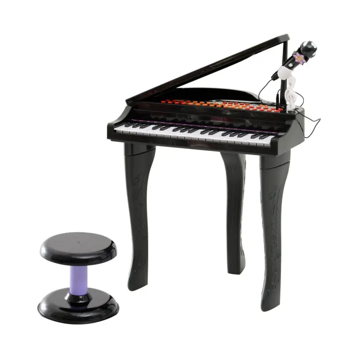 Homcom - Piano Infantil 37 Teclas Rosa HomCom