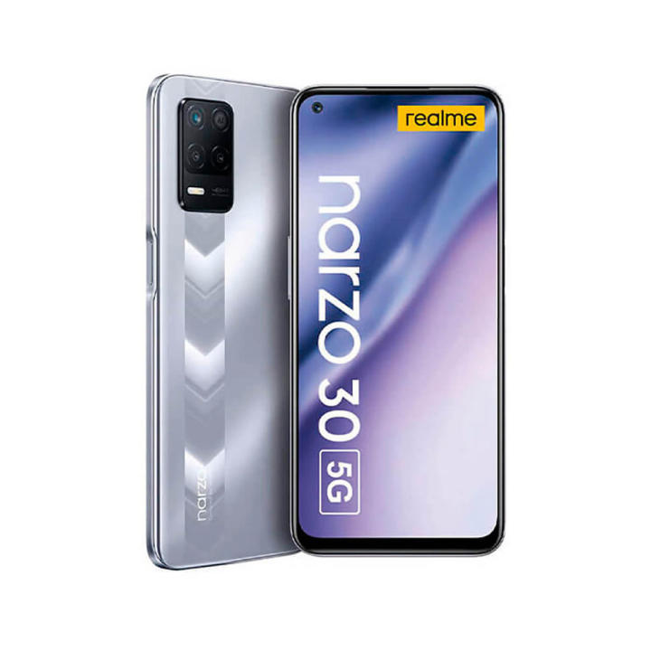 Realme Narzo 30 5G 4GB/128GB Plata (Racing Silver) Dual SIM RMX3242 ...