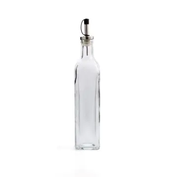 Life Style - Dosificador y pulverizador para aceite y vinagre, de acero  inoxidable y vidrio 100 ml