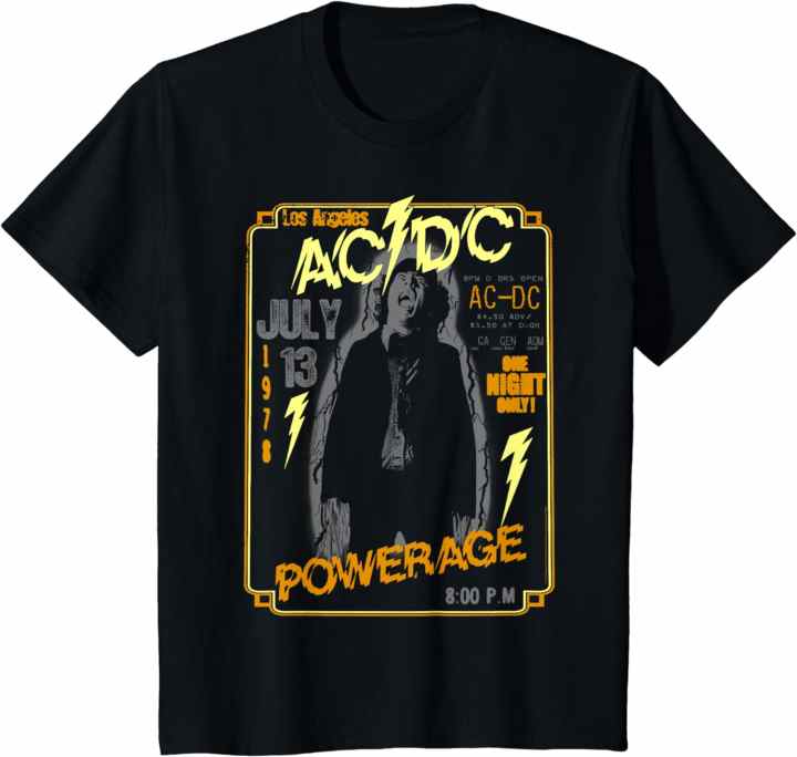 Camiseta AC/dc-one Night Only | Miravia
