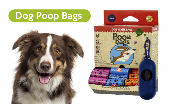 Dispensador de bolsas de caca de perro Portae bolsas para perros Bolsas de  desechos
