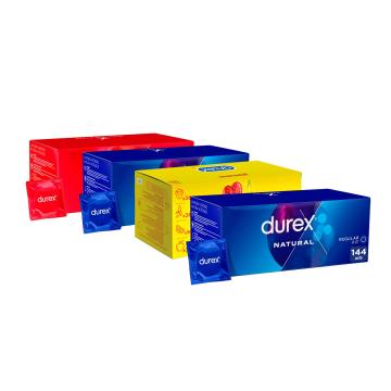 Condones Durex naturales xl 144 uds - Condones Mix