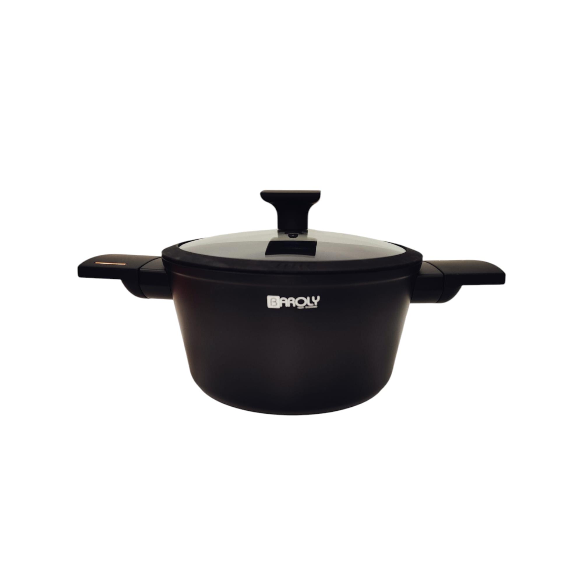OLLA BAROLY - 24 CM DIAMETRO - APTA PARA INDUCCION - ANTIADHERENTE - ALUMINIO FORJADO- APTA LAVAVAJILLAS