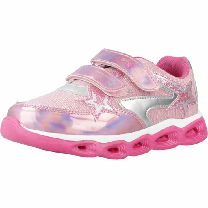Chaussons Sneaker Chicco Avec Lumières – Pour Bébé Et Nourrisson, Double Velcro, Semelle Souple Natural Footprint