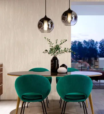 Papel Pintado Vinílico Iimitación Tela Con Textura En Alto Relieve - Rollo 10.05 M X 0.52 M, Superlavable Y Resistente | Para Salón, Cocina, Baño O Dormitorio