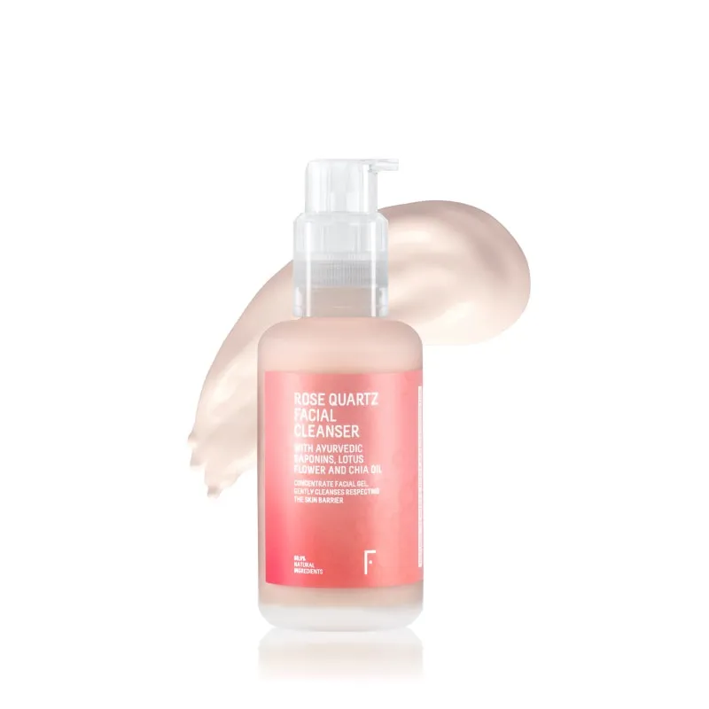 Freshly Cosmetics - Limpiador Facial Rose Quartz 99,9% natural, pH fisiológico, limpieza profunda sin resecar ni irritar, seborregulador, preserva barrera dérmica - 2