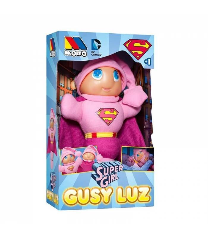 MUÑECO GUSY LUZ DOS CARAS LUMINOSO SUPERGIRL DE MOLTO | Miravia