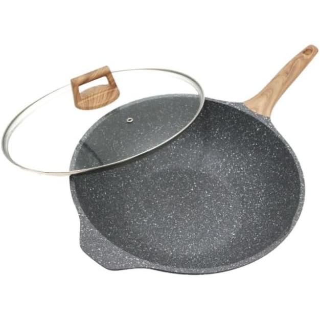 Royal Swiss Sartén Wok, 32 cm DE DIAMETRO - APTO INDUCCION - SARTEN