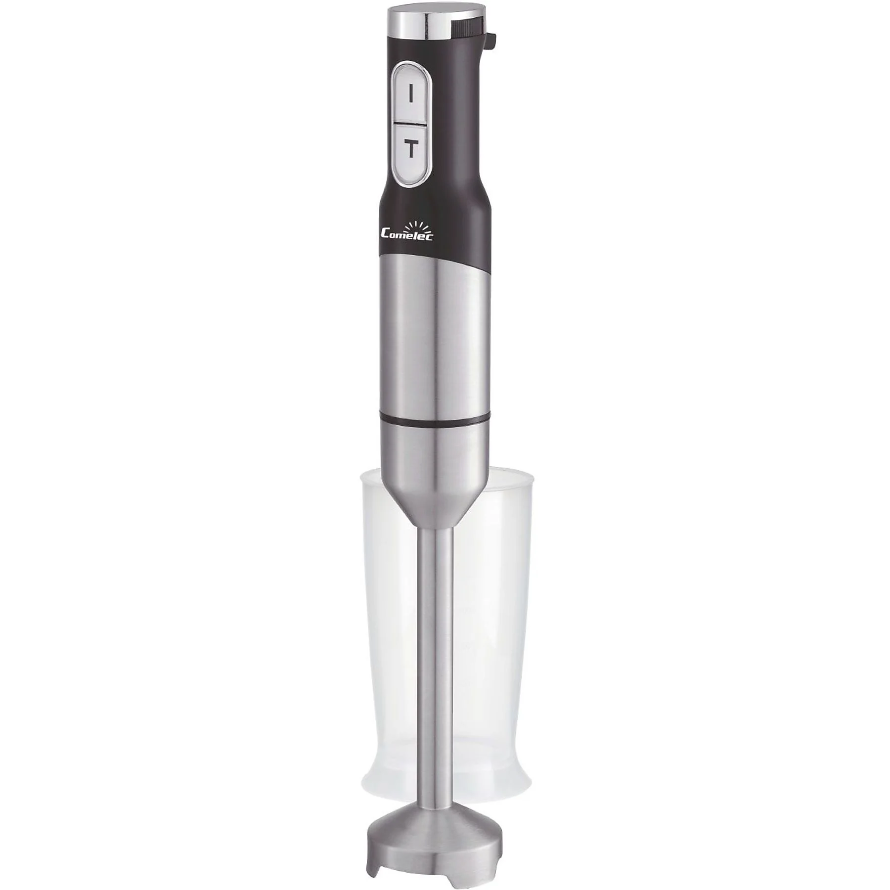 Batidora de mano - COMELEC 8436018203355, 1500 W, 2 velocidades, Inox - ACERO INOX