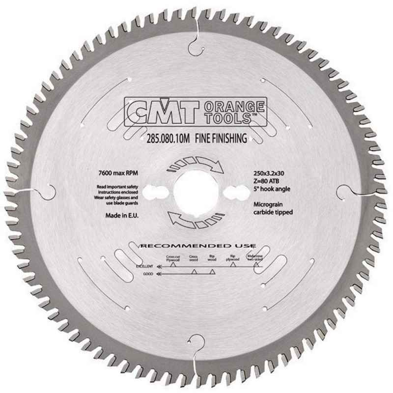 Lame De Scie Circulaire CMT 235x30x24 Dents - Coupe Propre Bois Massif Et Contreplaqué