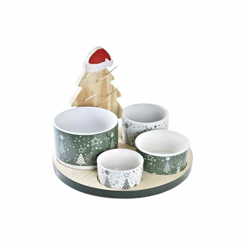 Bandeja Decorativa Dkd Home Decor De Bambú – 49.5x14.5x5.5 Cm, Natural, Para Organización O Centro De Mesa