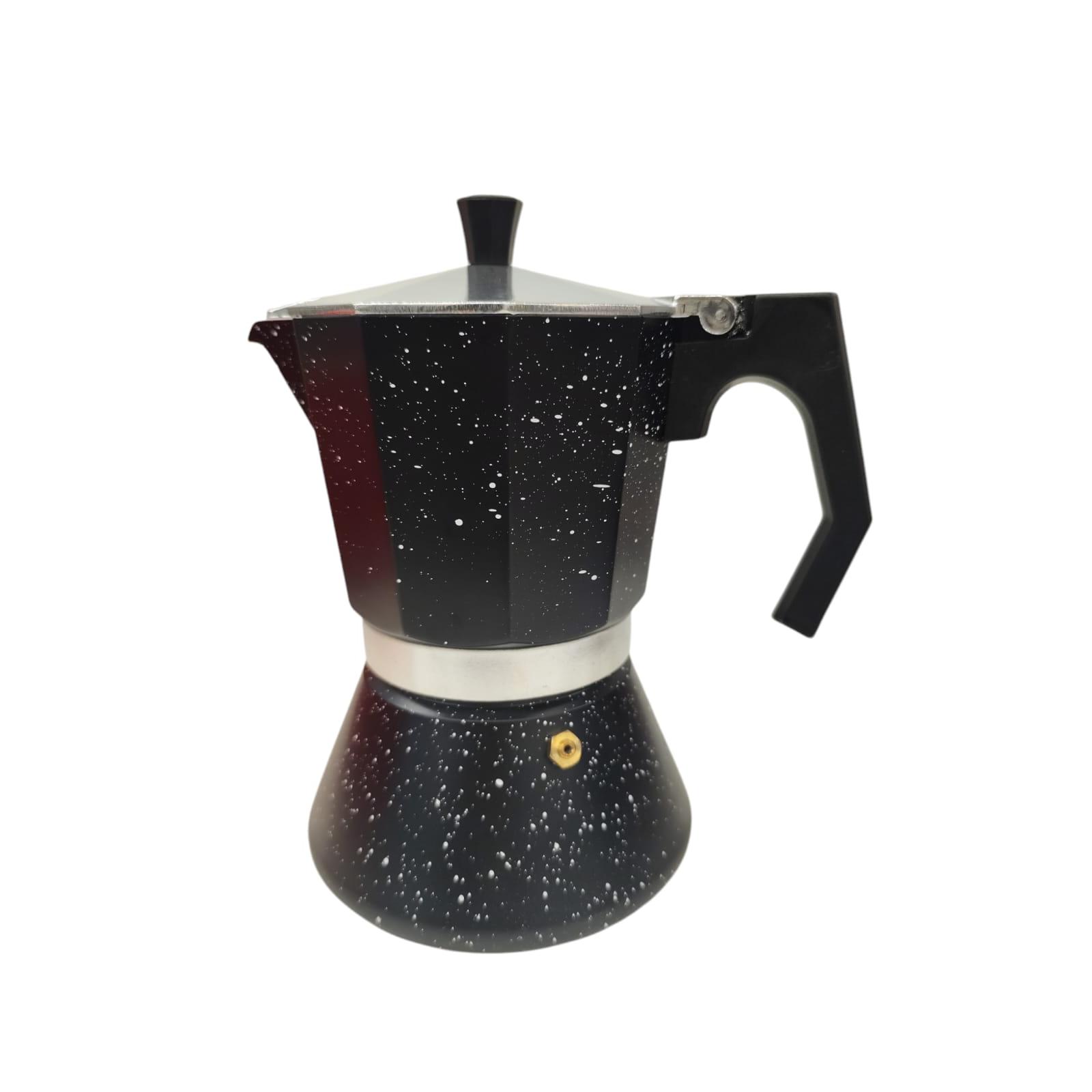 CAFETERA EXPRESS - CAFETERA LUXURY COLLECTION - CAPACIDAD 9 TAZAS - CAFETERA DE INDUCCION - CAFETERA ESTILO ITALIANA