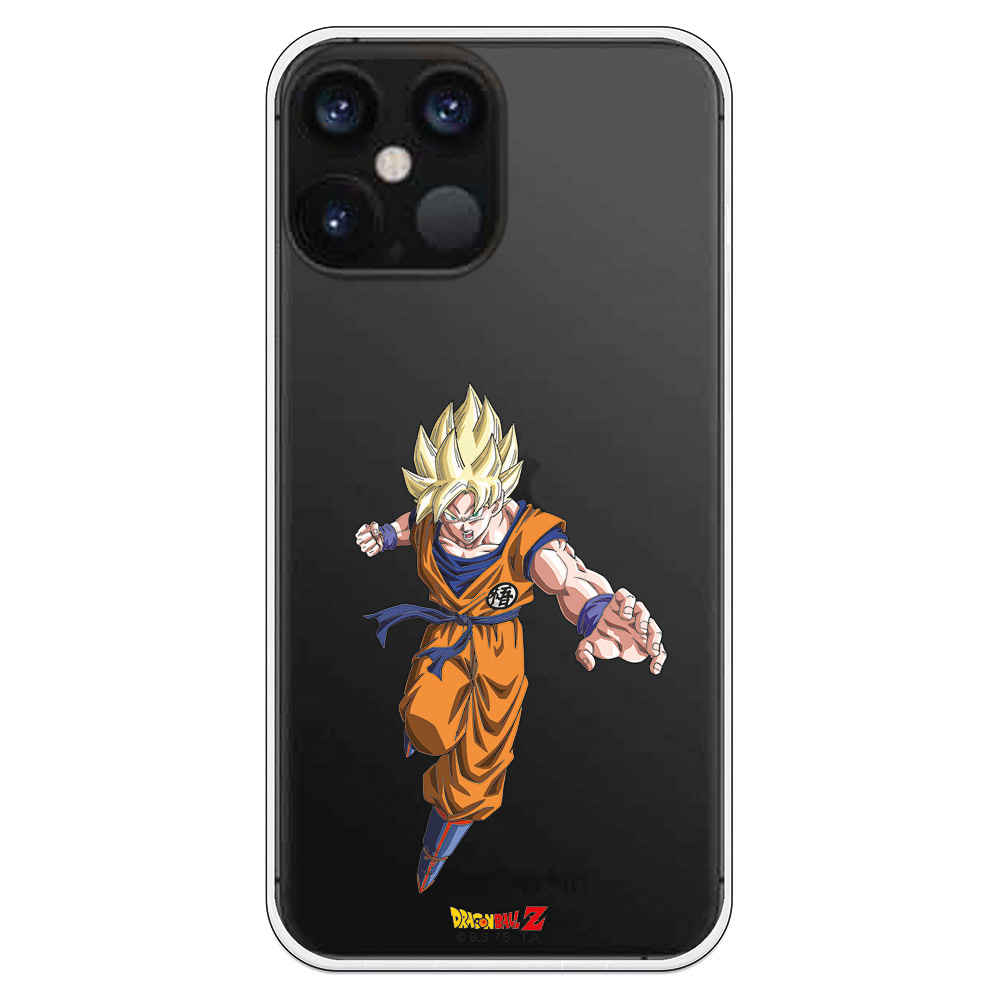 Cover Per IPhone 11 Dragon Ball Z – Custodia Morbida In TPU Con Goku SS1 (Disegno Speciale, Nero) - 2