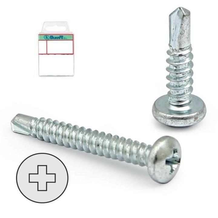 Tornillos Autoperforantes DIN 7504P - 4.2x32 Mm, Cabeza Avellanada Phillips, Paquete De 100