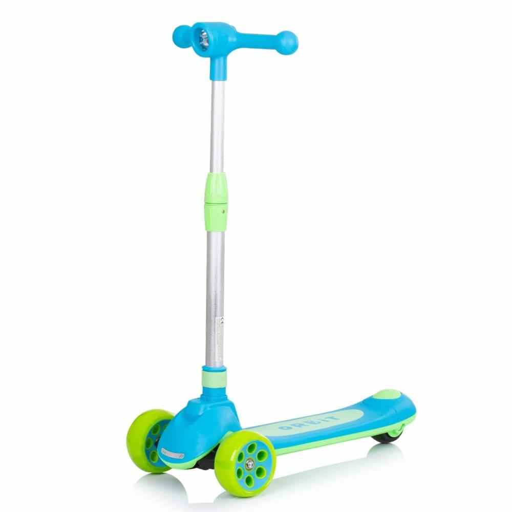 Patinete Plegable De 3 Ruedas Con Luces LED Y Manillar Regulable, Para Niños De 2 A 8 Años – Ideal Para Principiantes Y Excursiones