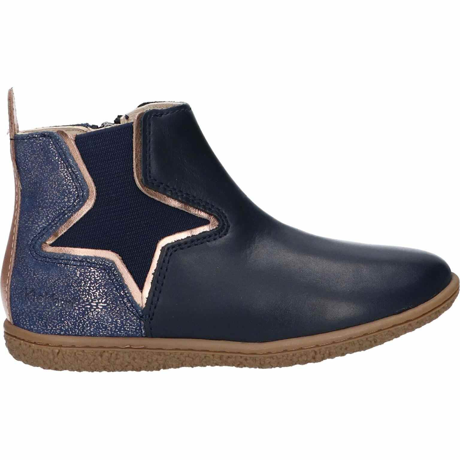 Stivaletti Bambina Kickers Vermillon - Colore Nero/Argento Metallizzato, Modello 744611-30-82 - 3