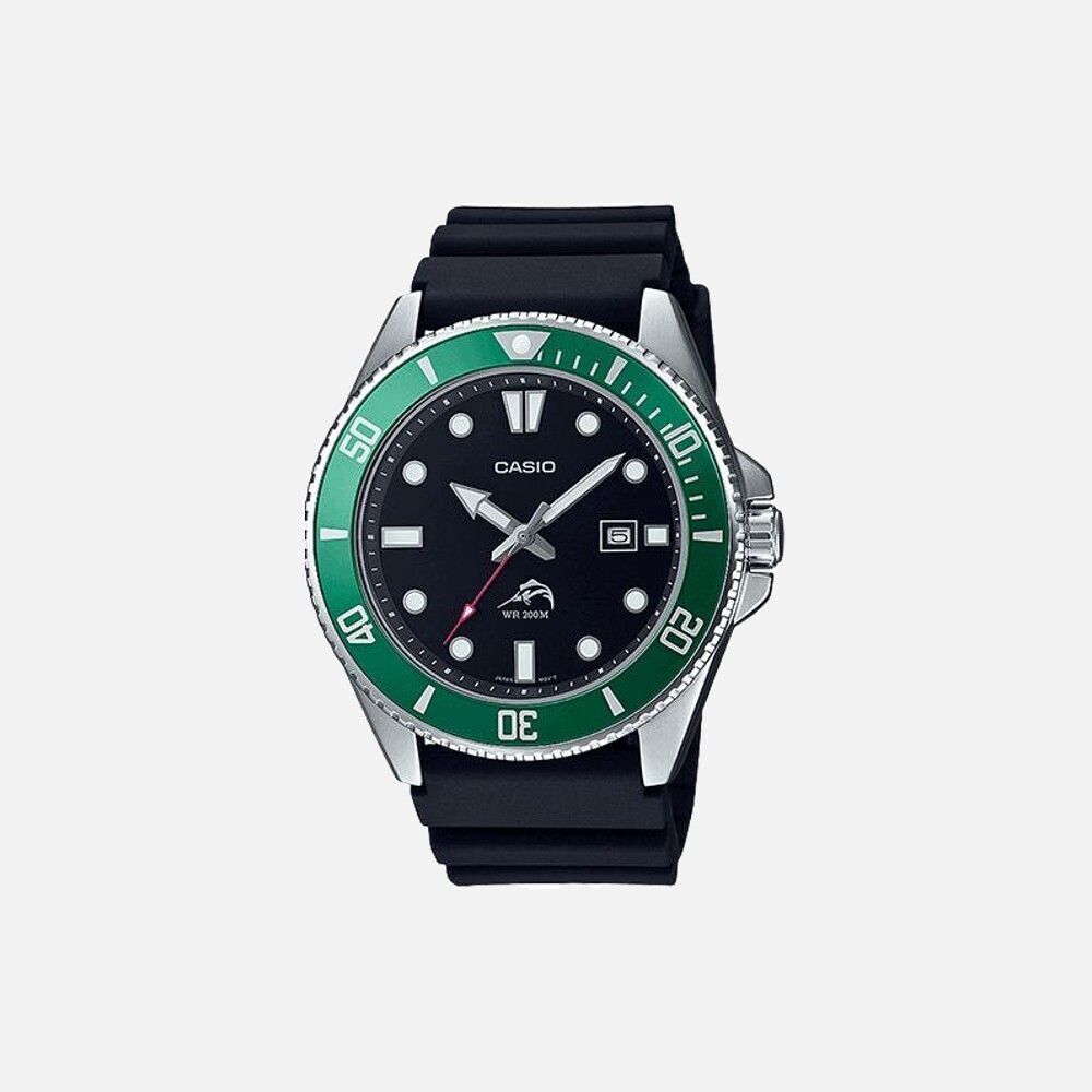 Reloj Hombre Buceo Casio MDV-106B-1A3 HULK MARLIN DURO correa goma dial ...