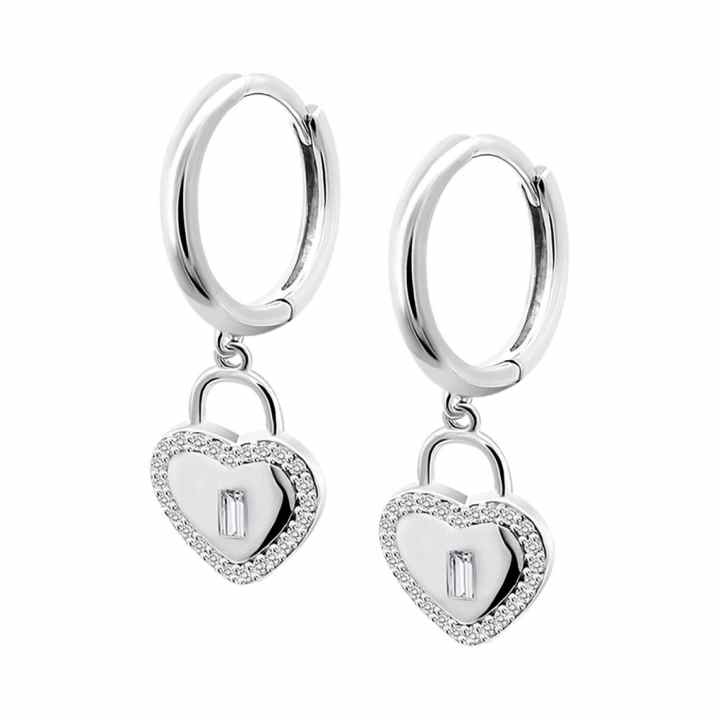 Orecchini A Cuore Lotus In Argento – Modello LP3618-4/1 – Pendenti Signora – Eleganti E Minimal