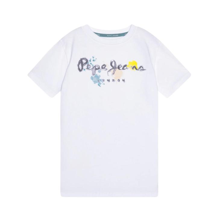 Pepe Jeans Jungen Redell T-Shirt – Kurzarm Mit Logo-Print